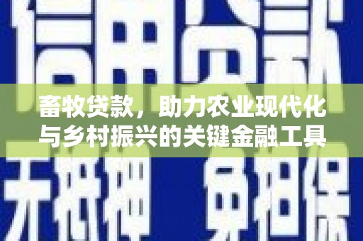鹿泉畜牧贷款，助力农业现代化与乡村振兴的关键金融工具