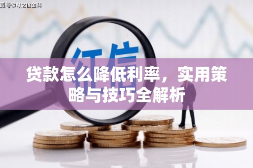 鹿泉贷款怎么降低利率，实用策略与技巧全解析