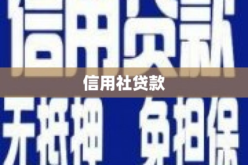鹿泉信用社贷款