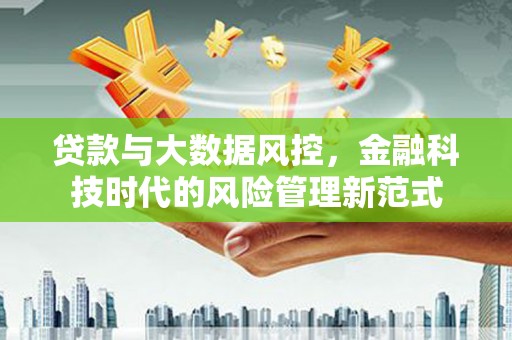 鹿泉贷款与大数据风控，金融科技时代的风险管理新范式