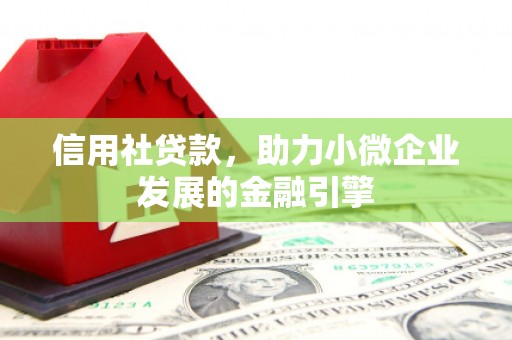 鹿泉信用社贷款，助力小微企业发展的金融引擎