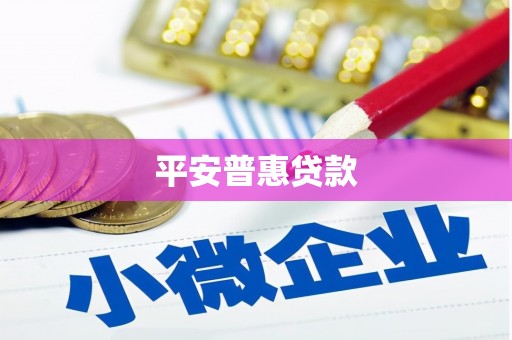 鹿泉平安普惠贷款