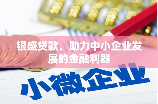 鹿泉银盛贷款，助力中小企业发展的金融利器