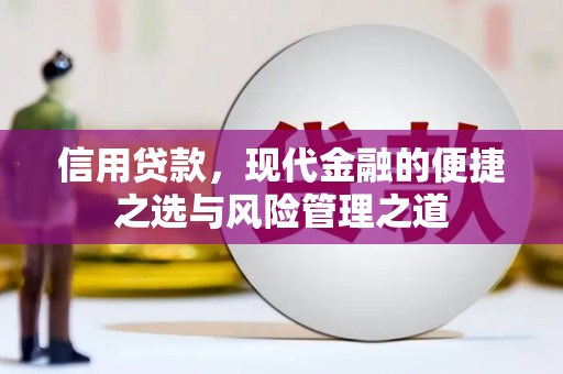 鹿泉信用贷款，现代金融的便捷之选与风险管理之道
