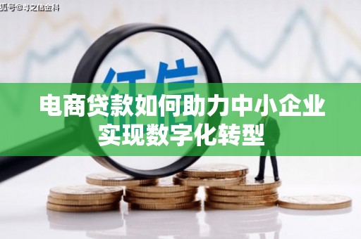 鹿泉电商贷款如何助力中小企业实现数字化转型