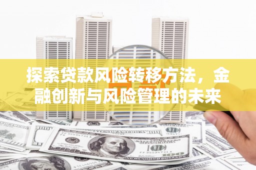 鹿泉探索贷款风险转移方法，金融创新与风险管理的未来