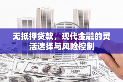 鹿泉无抵押贷款，现代金融的灵活选择与风险控制