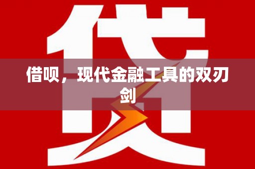 鹿泉借呗，现代金融工具的双刃剑