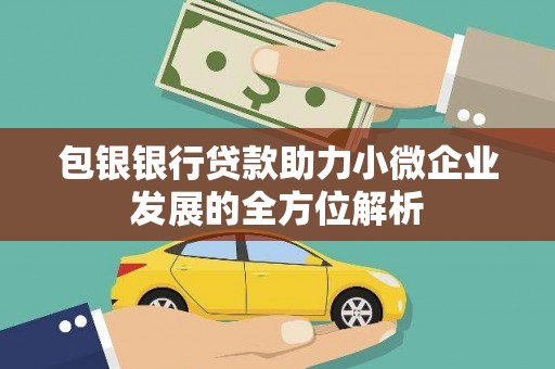 鹿泉包银银行贷款助力小微企业发展的全方位解析