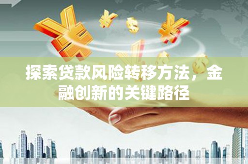 鹿泉探索贷款风险转移方法，金融创新的关键路径
