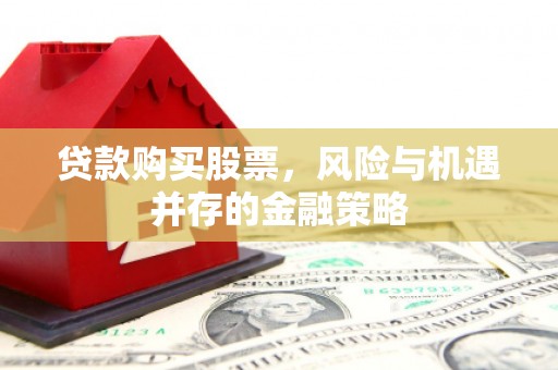 鹿泉贷款购买股票，风险与机遇并存的金融策略