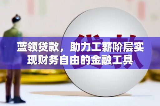 鹿泉蓝领贷款，助力工薪阶层实现财务自由的金融工具