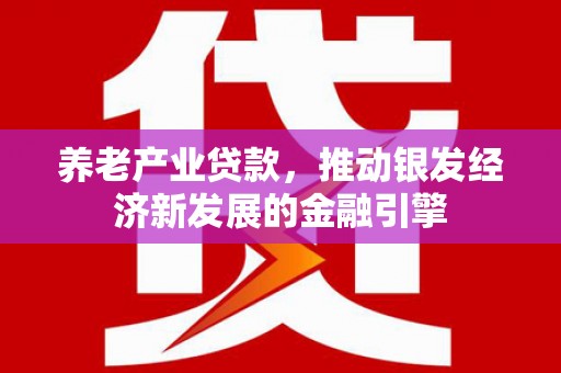 鹿泉养老产业贷款，推动银发经济新发展的金融引擎