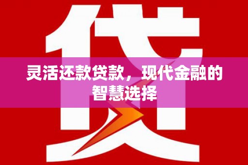 鹿泉灵活还款贷款，现代金融的智慧选择
