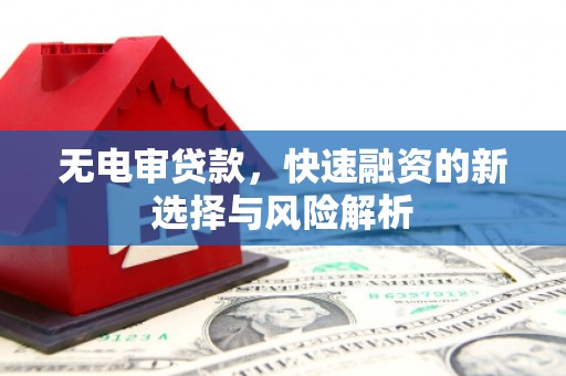鹿泉无电审贷款，快速融资的新选择与风险解析