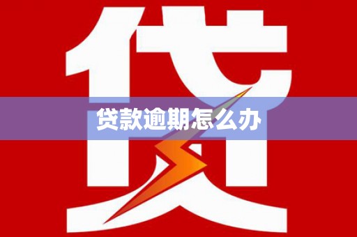 鹿泉贷款逾期怎么办