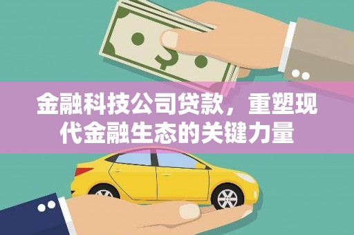 鹿泉金融科技公司贷款，重塑现代金融生态的关键力量