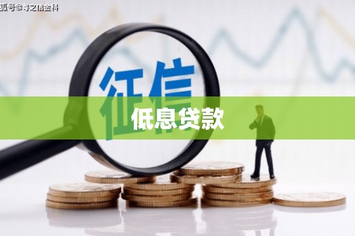 鹿泉低息贷款