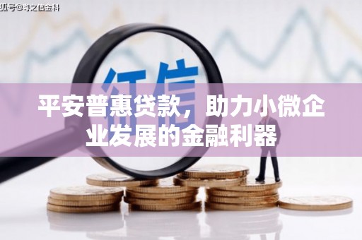 鹿泉平安普惠贷款，助力小微企业发展的金融利器
