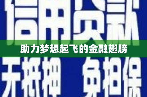 鹿泉助力梦想起飞的金融翅膀